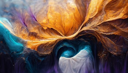 Obraz premium abstract artwork evoking a sense of wonder and deep awe