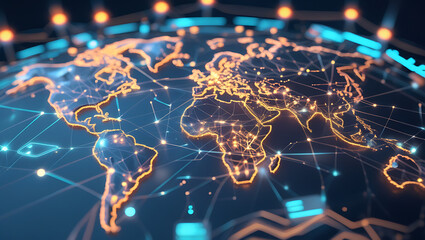 circuit board background, technology in the world