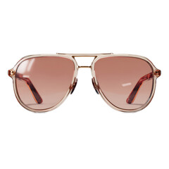 Stylish Brown Sunglasses with Gradient Lenses and Retro Design