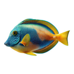 Colorful Tropical Fish with Bright Patterns and Vibrant Colors