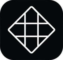 App install grid vector icon.