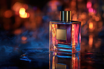 product photoshoot, detailed shoot, perfume photoshoot, mist on bottle, mirror reflection