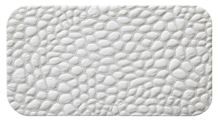 Large medical fabric patch with texture, isolated on white