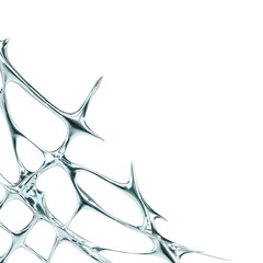 Y2k Silver Chrome Border Frame Neotrbal