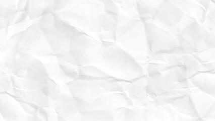 white crumpled paper. crumpled paper texture background.