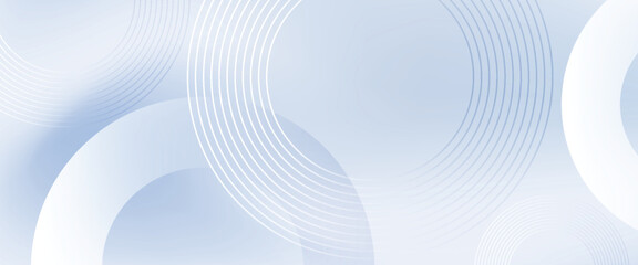 Abstract blue modern background with circle elements. Digital technology simple art modern design. vector illustration