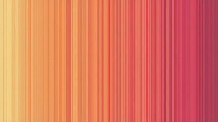 Obraz premium Abstract digital illustration features vertical stripes transitioning from yellow to red.