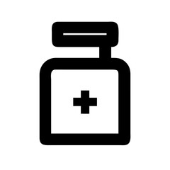 Obraz premium medicine bottle icon