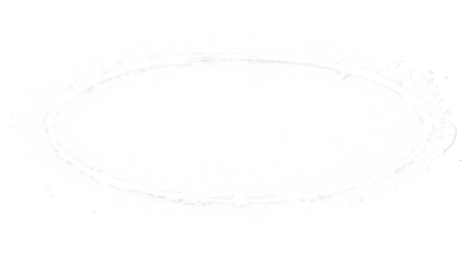 Circular ring of glowing white sparkles, isolated on white