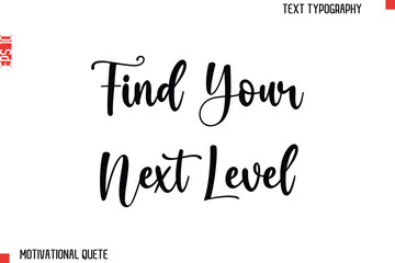 Find Your Next Level.eps