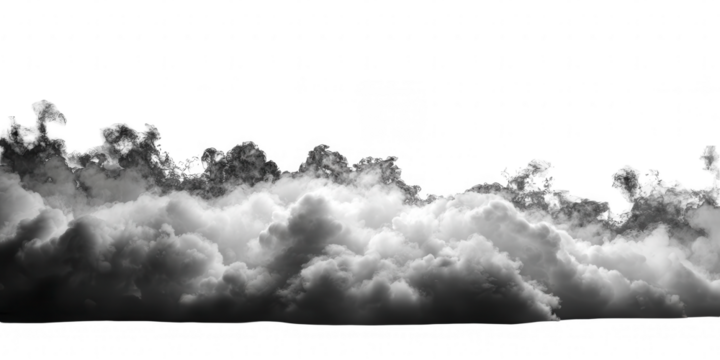 Dark sky with dramatic clouds