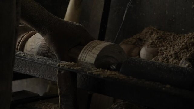 Masterful Woodworking - Expert Hands in Action