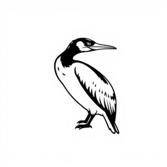 Black Cormorant Animal Icon