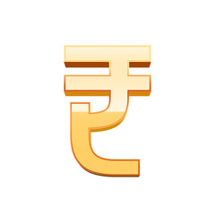 Rupee Currency symbol transparent png or isolated on white background.	
