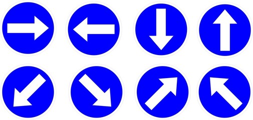 design simple icon vector traffic arrow navigation