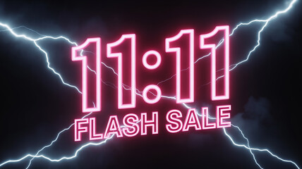 11.11 sale background generative ai