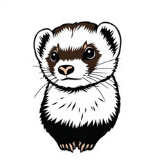 Cinnamon Ferret Animal Icon