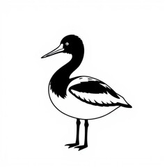 Clark's Grebe Animal Icon
