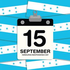 Honduras Independence Day Small Wall Calendar