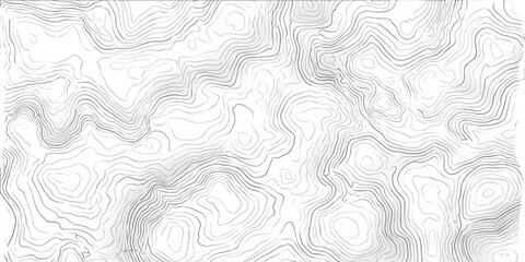 Abstract topographic map