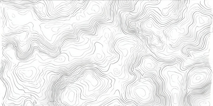 Abstract topographic map