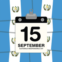 Guatemala Independence Day Small Wall Calendar