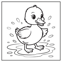 Rainy Day Coloring Pages | Cute and Relaxing Rain Scenes for Kids and Adults