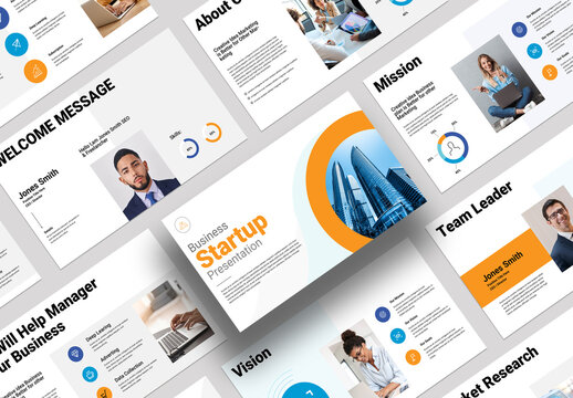 Business Strat Up Presentation Template
