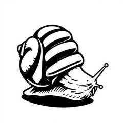 Cone Snail Animal Icon Black
