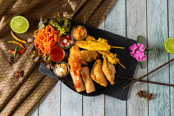 Colorful Vietnamese Flavor Platter