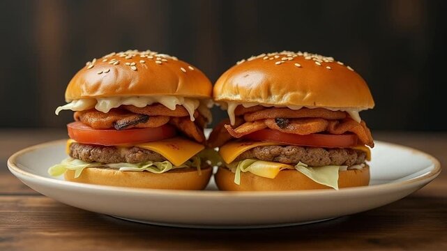  Doubles served authentically on a plate
