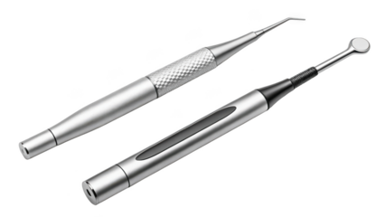 different style Dental calculus remover electric teeth cleaner tartar scraper tool isolated on transparent