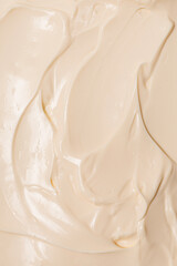 White whipped cream texture.