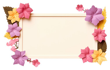 PNG Postcard for writing flower yellow paper.