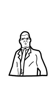 mr bean gta illustration