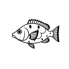 Black Boxfish Animal Icon