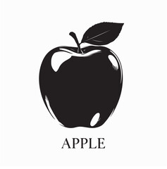 Apple Fruit Logo Vector Design for Healthy Food, Nutrition, and Wellness Branding