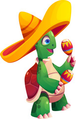 Turtle Wear Sombrero