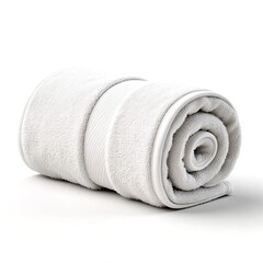 Soft towel on a light surface for comfort and relaxation