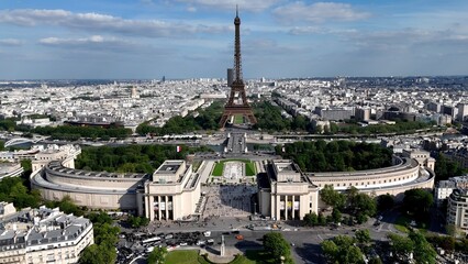 Obraz premium Paris Skyline In Paris France Island France. Paris Skyline Surrounded By Tourism Landmarks And Buildings. Metropole Landscape Company Building Vibrant. Metropole Corporate Town. Paris France Island.