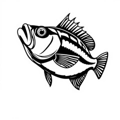 Black Sea Bass Animal Icon