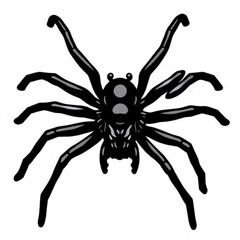 Black Widow Spider Icon