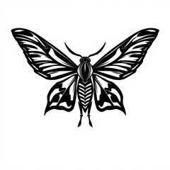 Black Witch Moth Animal Icon