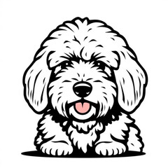Boldoodle Animal Black Icon
