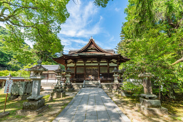 吉香神社 拝殿　山口県岩国市