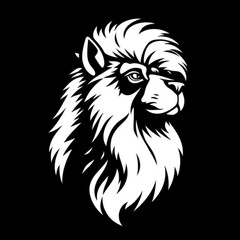 Briard Animal Black Icon