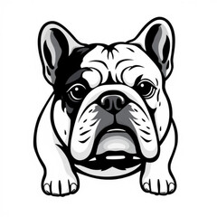 Bulldog Mix Animal Icon