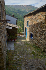 Traditional stone houses in Piodao mountain village. Piodao, Portugal.