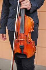 Fototapeta premium man with violin