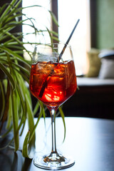 cocktail with cherry